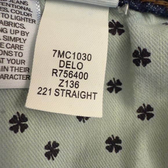 Lucky Brand‎ 221 Straight Leg Jeans Mens Size 38x30 Dark Wash Casual Denim - Picture 7 of 13